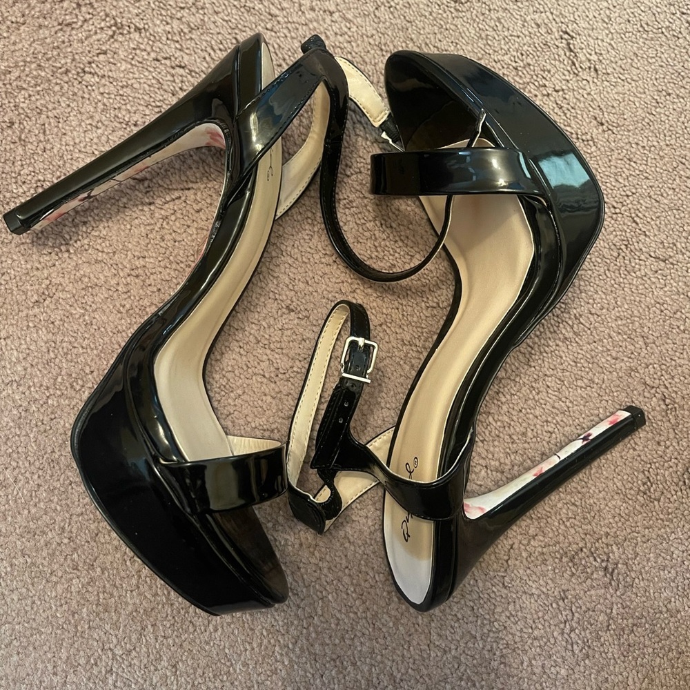 Open Toe Platform High Heels